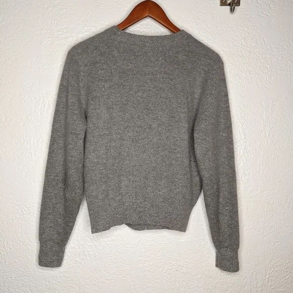 Vintage Lambswool & Angora Cardigan Grey, Robert Scott for The Talbots - Picture 8 of 9